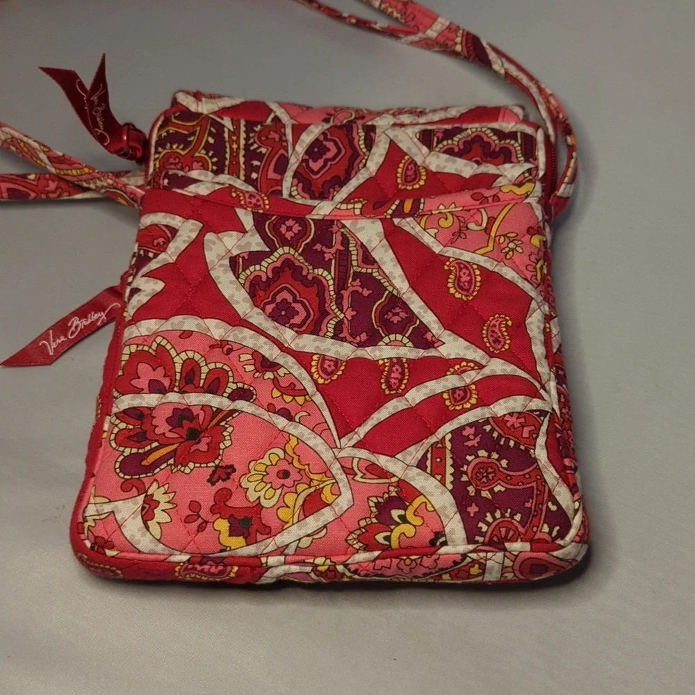 Vera Bradley Mini Hipster Purse Bag Rosy Posies Retired Print 2012